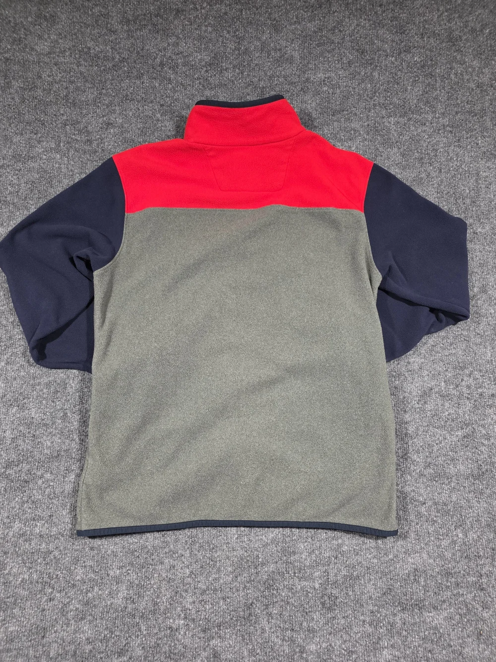 The North Face Men's Colorblock Fleece Jacket - Red, Navy, Gray